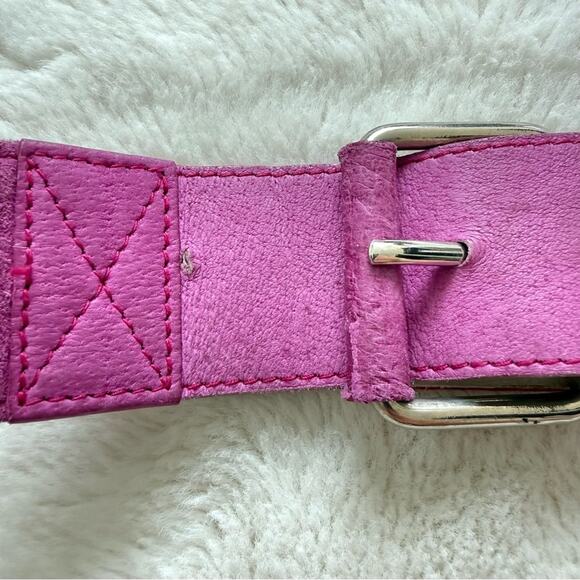 Lina Lee women pink suede belt size 90 cm main image 7